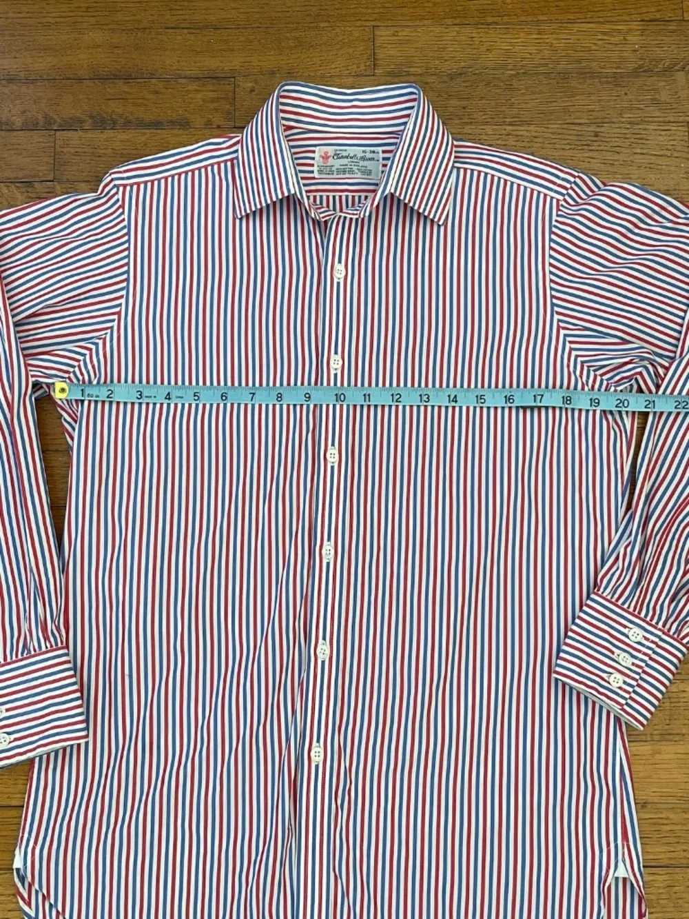 Turnbull & Asser Bengal Stripe Shirt EUC - Picture 5 of 10